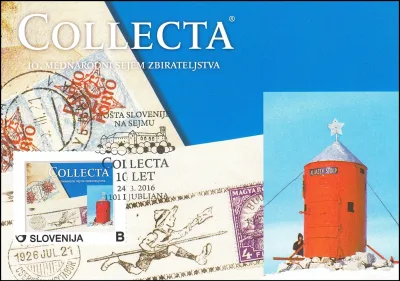 POŠTA SLOVENIJE NA SEJMU COLLECTA 2016 10 LET 
